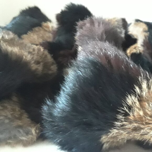 Vintage Genuine RABBIT FUR Scarf - Picture 10 of 14